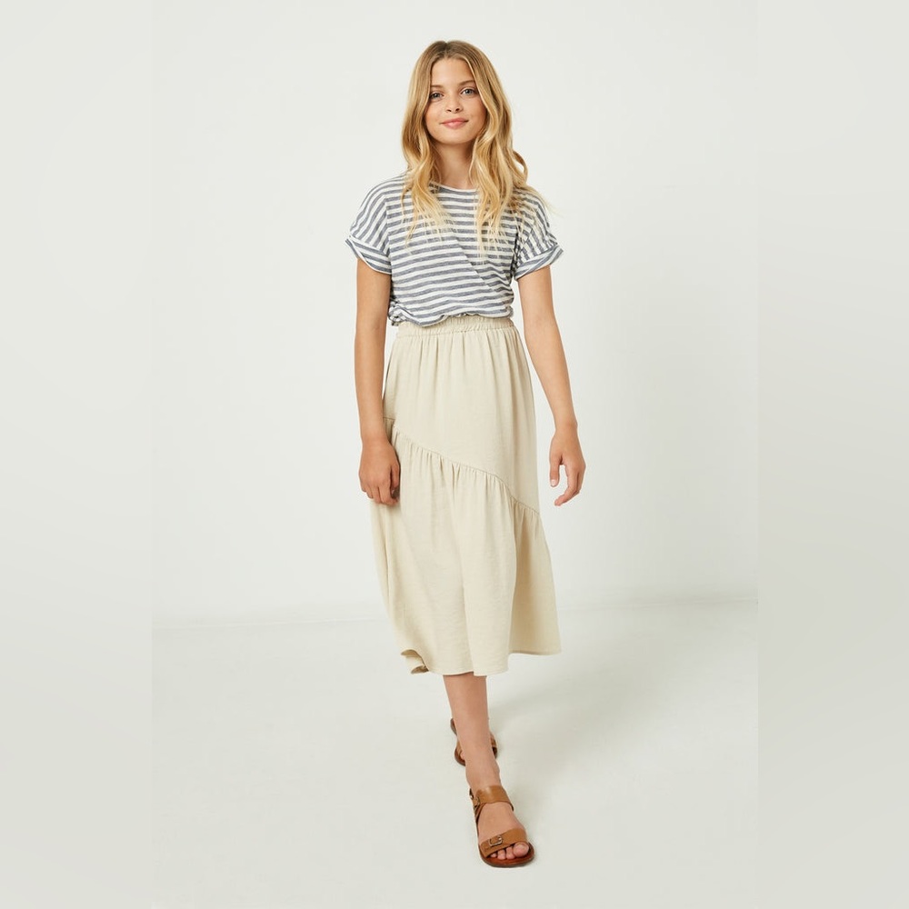 Panel Knit Skirt